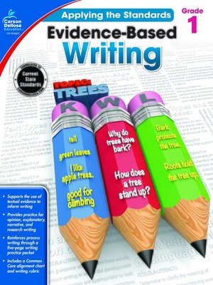 cover image of Evidence-Based Writing, Grade 1